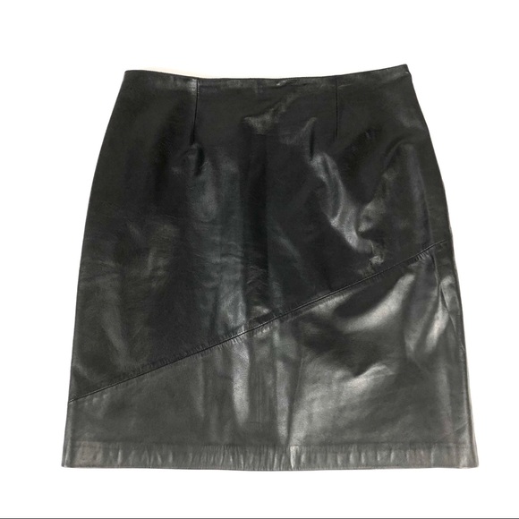 LOFT Dresses & Skirts - LOFT Black Leather Pencil Skirt